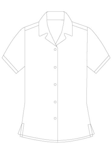 Short sleeved revere white blouse (2 pack), Bedstone College, Prestfelde School, Priory School, Ruthin School, Wrekin College, General Schoolwear