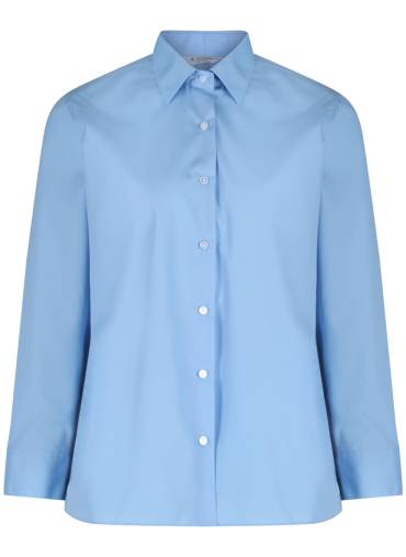 Long sleeved, button up sky blue blouse (2 pack), St David's College, Bomere Heath Primary, Denbigh High School, Holy Trinity Primary, Moreton Hall, Shrewsbury Cathedral Catholic Primary, Shrewsbury High Prep School, General Schoolwear