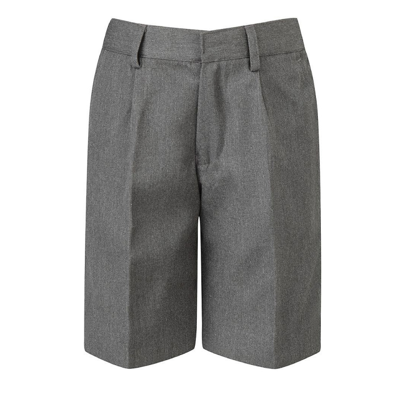 Grey shorts (with fastener), Prestfelde School, General Schoolwear