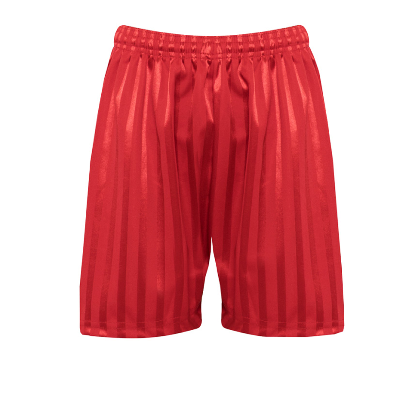 Tankersley Primary - Shadow Stripe Shorts, red, Tankersley St Peter's Primary, General Schoolwear