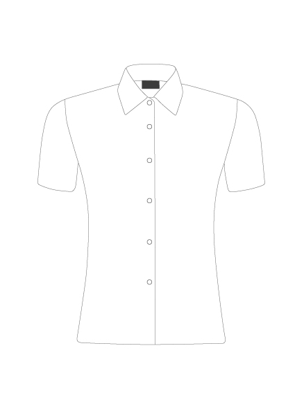 Short sleeved white button up blouse (2 pack), Lakelands Academy, General Schoolwear