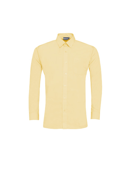ST WINEFRIDES SCHOOL - Gold Long Sleeve Button Up Shirts, St Winefride's