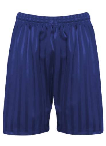 Shadow Stripe Shorts, Royal blue, Ellesmere Primary, General Schoolwear