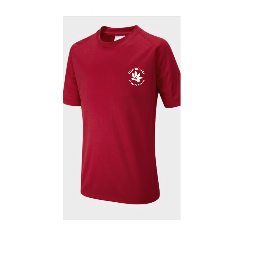 Greenfields - Greenfields Primary School House Pe T-Shirt, Greenfields Primary