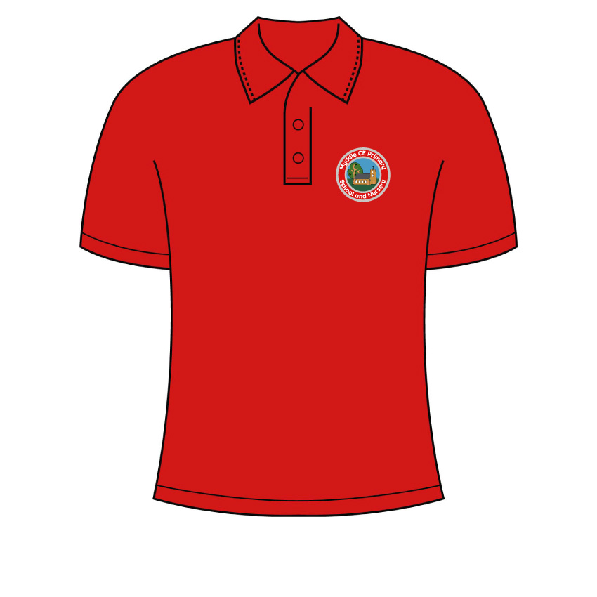 Myddle Primary Polo Shirt, Myddle Primary