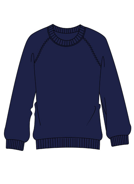 Navy Sweatshirt, Ellesmere Primary