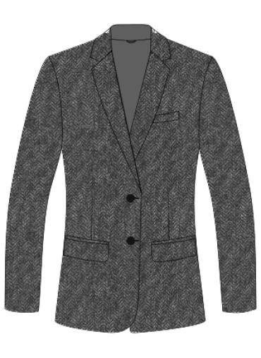 Wrekin - Wrekin Fitted Tweed Jacket, Wrekin College