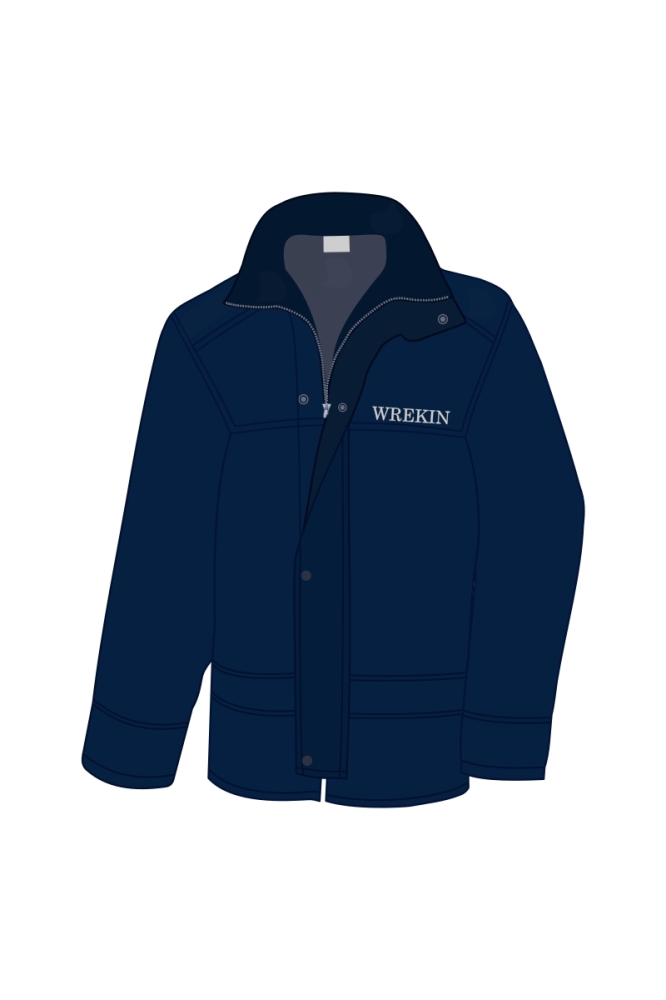 Wrekin - Wrekin College Waterproof Full Zip Coat, Wrekin College