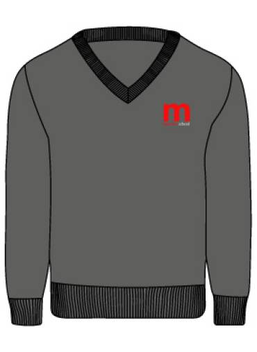 The Marches - Marches Grey Jumper, Marches School