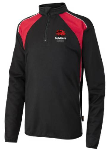 Belvidere - Belvidere 1/4 Zip Midlayer Top, Belvidere School