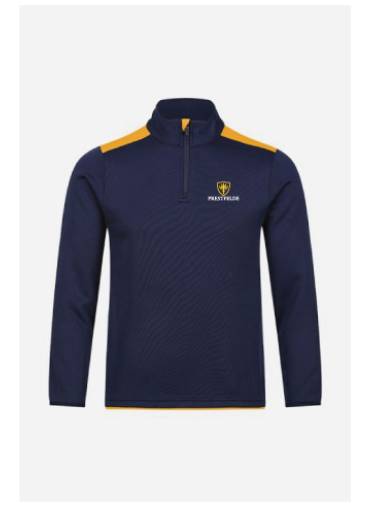 Prestfelde - Prestfelde Navy / Gold 1/4 Zip, Prestfelde Pre Prep ( Reception - Year 2), Prep ( Years 3-8 ), Prestfelde School