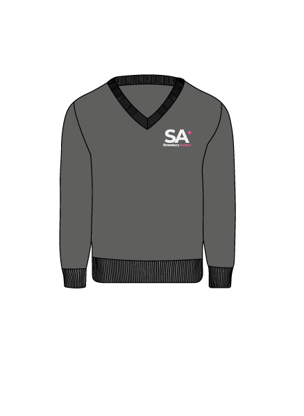 Shrewsbury Academy - Grey Jumper, Shrewsbury Academy