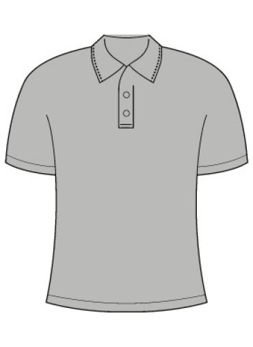 UNIT 13 - Plain Polo Shirt Grey, Lower Heath CE Primary School, Grange Primary