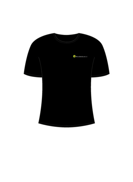 Woodlands School - Woodlands Black T Shirt, Woodlands School
