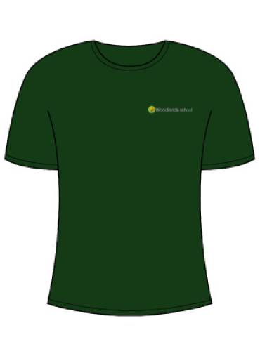 Woodlands School - Green T Shirt, Woodlands School