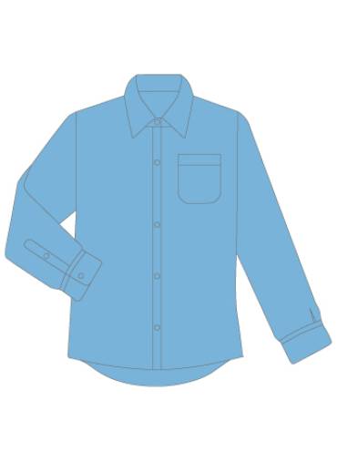 Long Sleeved Sky blue Shirts 2 Pack, St Davids College, Bomere Heath Primary, Denbigh High School, Holy Trinity Primary, Shrewsbury Cathedral Catholic Primary