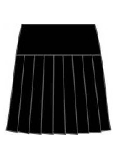 Full Pleat Skirt, black, Lakelands Academy, Shrewsbury Academy, Belvidere School, General Schoolwear, Haberdashers Adams Yr 7-11, Marches School, Grove School, Sir John Talbot's School