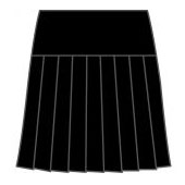 Full Pleat Skirt, black, Lakelands Academy, Shrewsbury Academy, Belvidere School, General Schoolwear, Haberdashers Adams Yr 7-11, Marches School, Grove School, Sir John Talbot's School