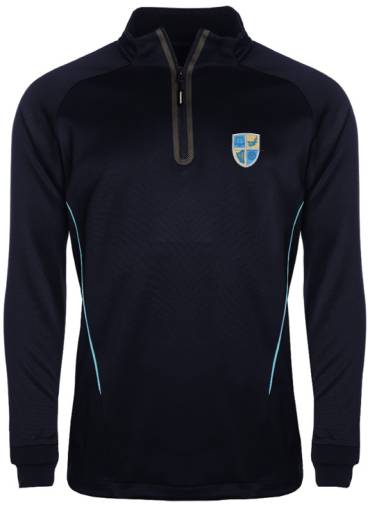 Glan Clwyd - Glan Clwyd 1/4 zip Performance Top, Ysgol Glan Clwyd