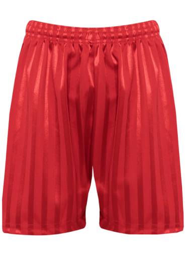 Tankersley Primary - Shadow Stripe Shorts, red, Tankersley St Peters Primary, General Schoolwear