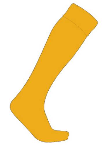 School Shop Direct - Gold Football Socks, Sir John Talbot's School, General Schoolwear