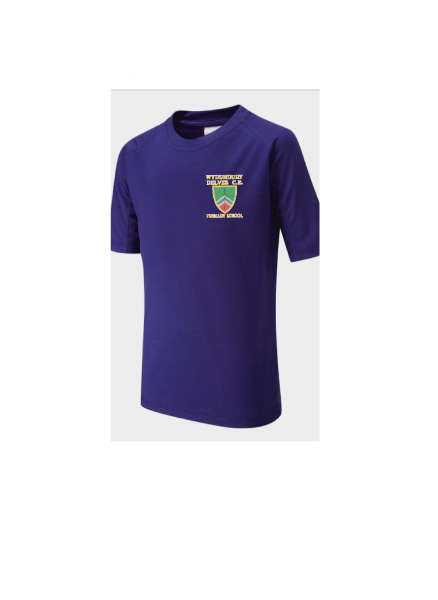 Wybunbury Delves Primary School - Wybunbury Delves PE T shirt, Wynbunbury Delves Primary