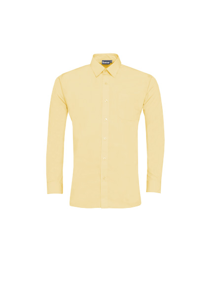 ST WINEFRIDES SCHOOL - Gold Long Sleeve Button Up Shirts, St Winefrides