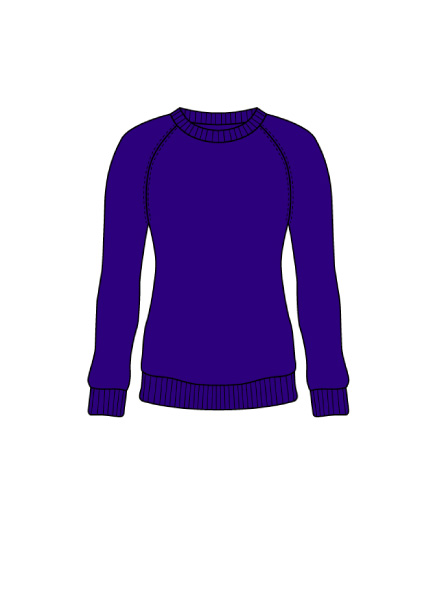 Ellesmere College Girls Round Neck Jumper, Ellesmere College