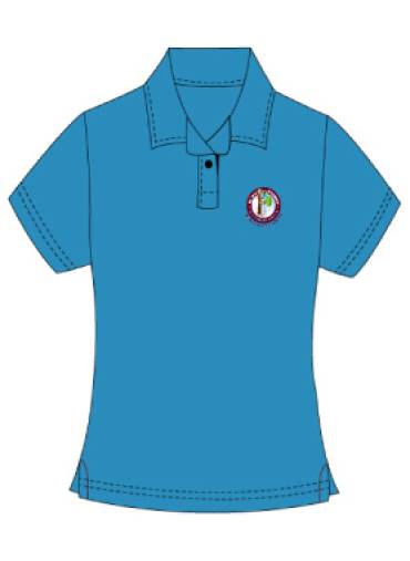 Plain Skyblue Poloshirt, Holy Family RC Primary School