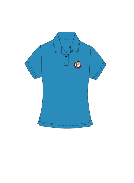 Plain Skyblue Poloshirt, Holy Family RC Primary School