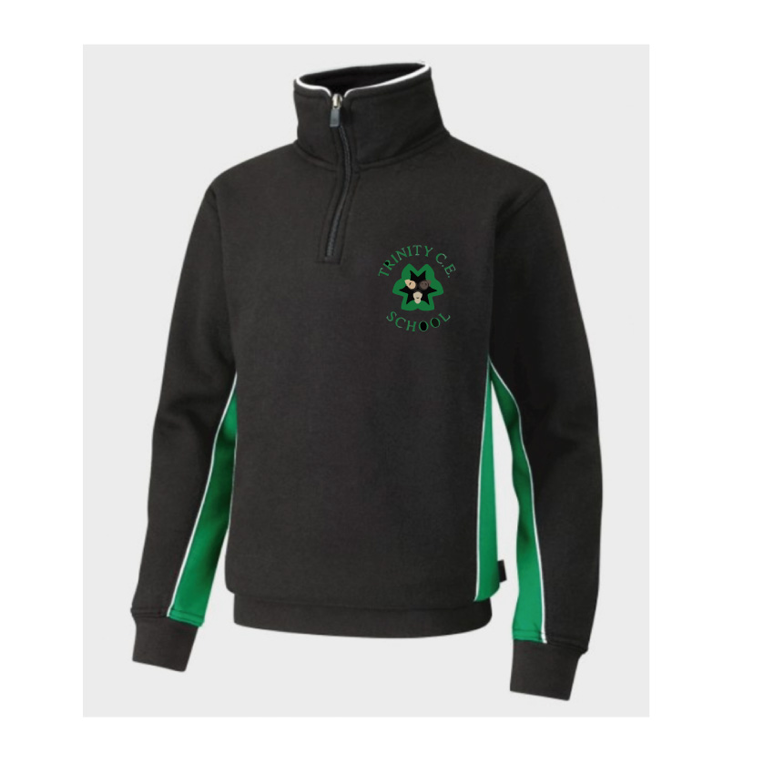 Trinity - Trinity 1/4 Zip Sweatshirt, Trinity Primary