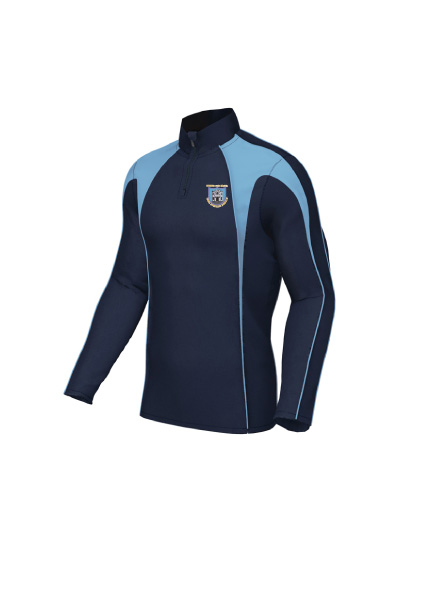 Denbigh High - DENBIGH HIGH SCHOOL 1/4 ZIP PE TOP, Denbigh High School