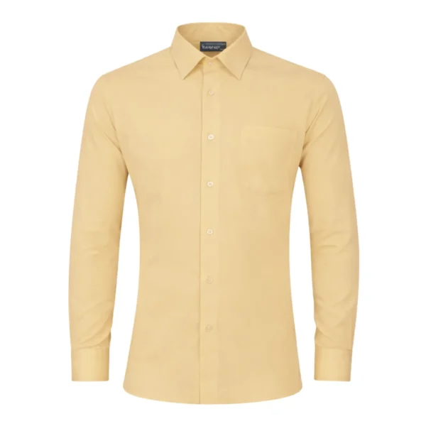 ST WINEFRIDES SCHOOL - Gold Long Sleeve Button Up Shirts