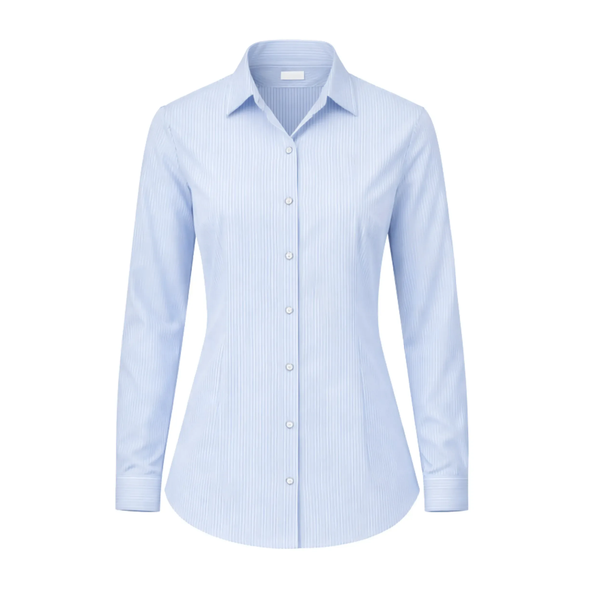 Pin Striped Moreton Hall blouse, long sleeved