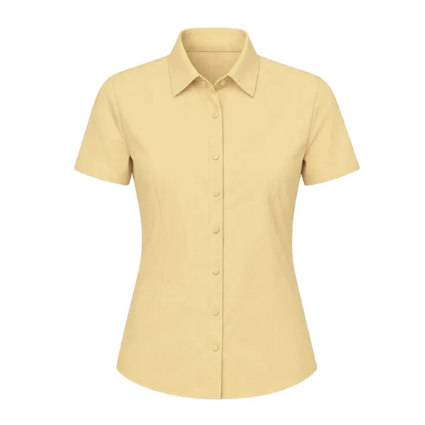ST WINEFRIDES SCHOOL - Gold Short Sleeve Shirts