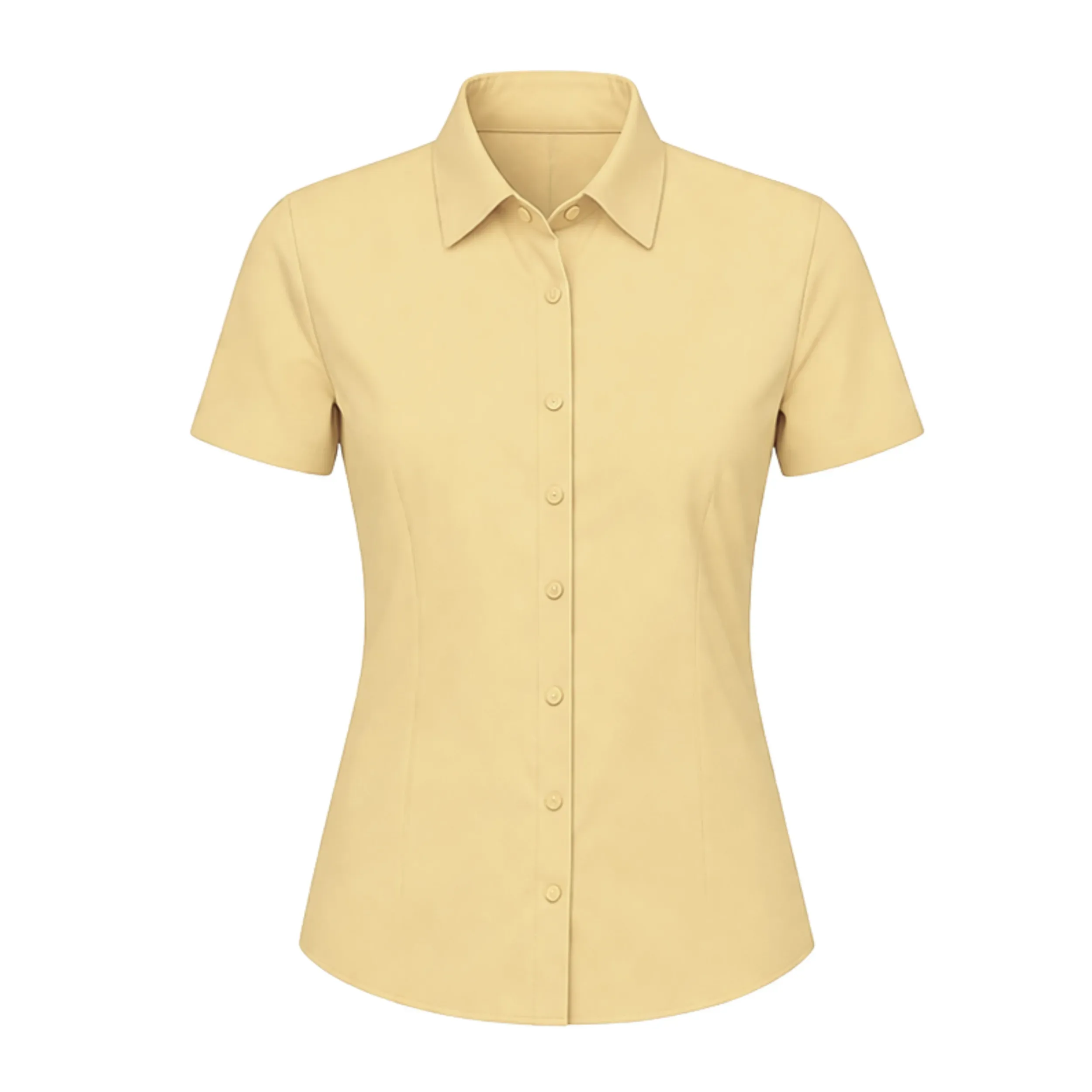 ST WINEFRIDES SCHOOL - Gold Short Sleeve Shirts