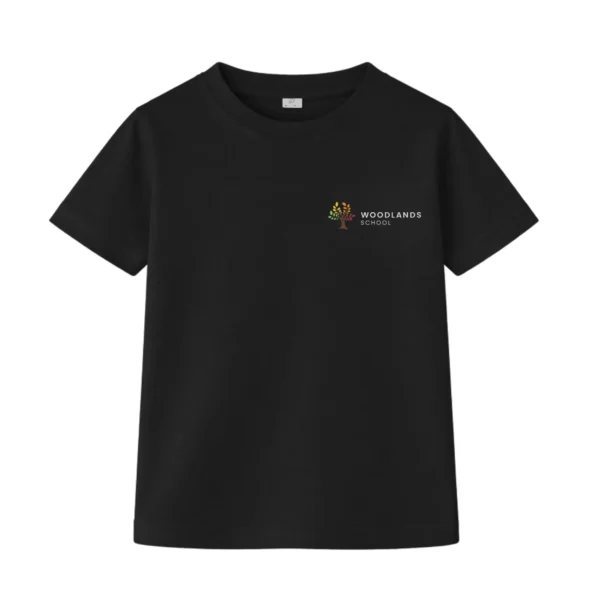 Woodlands School - Black T Shirt