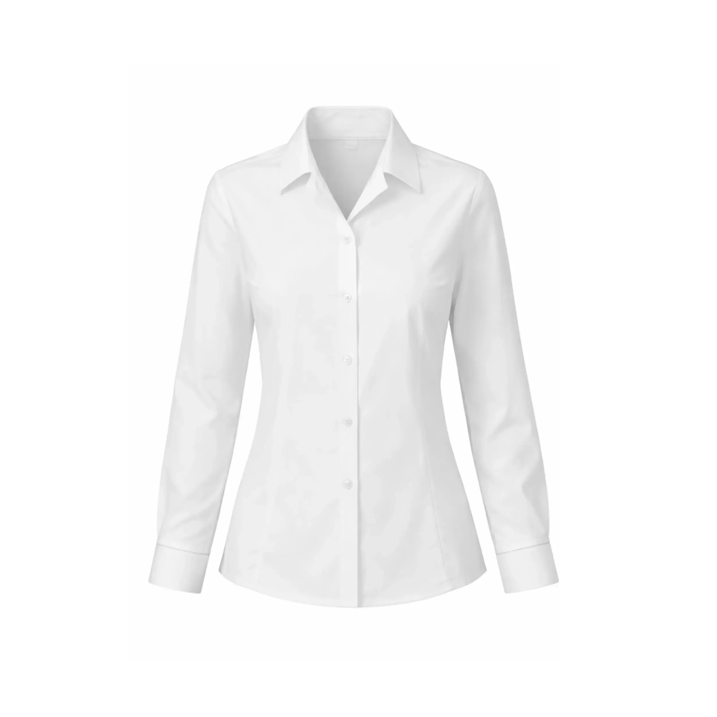 Long sleeved revere white blouse (2 pack)