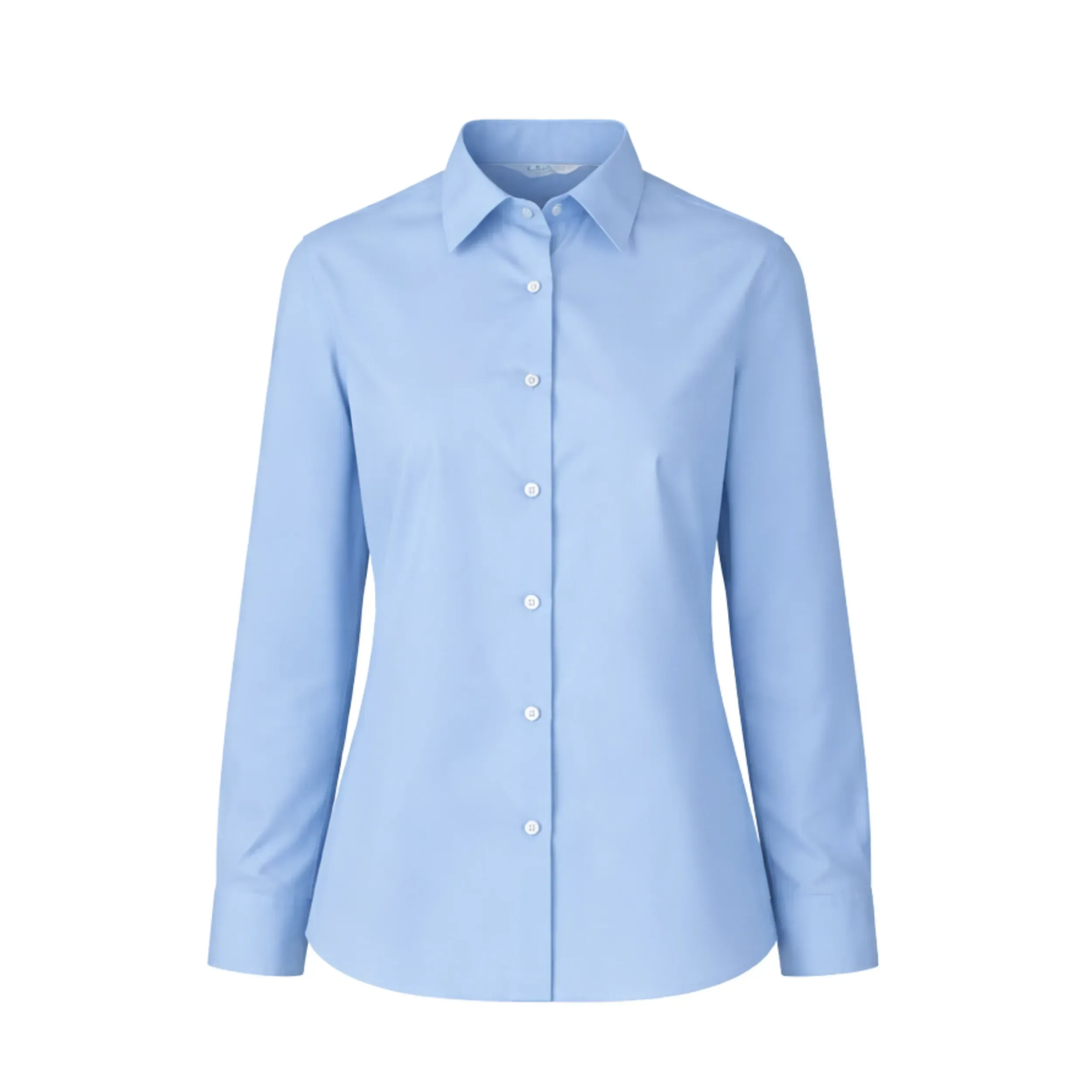 Long sleeved, button up sky blue blouse (2 pack)