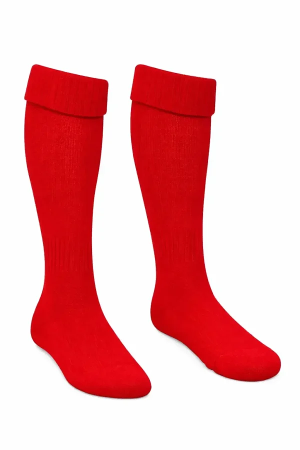 Red Football Socks