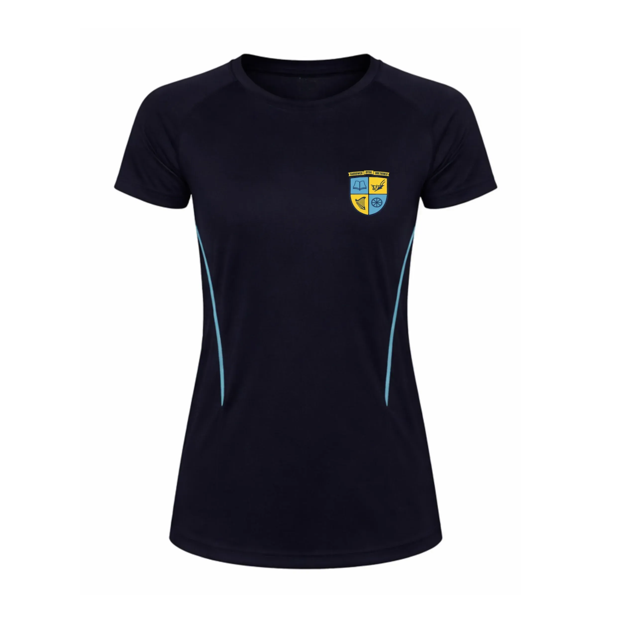 Glan Clwyd - girls fitted PE t-shirt