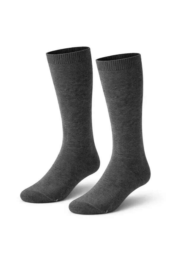 Long Socks, Grey (pk Of 2)