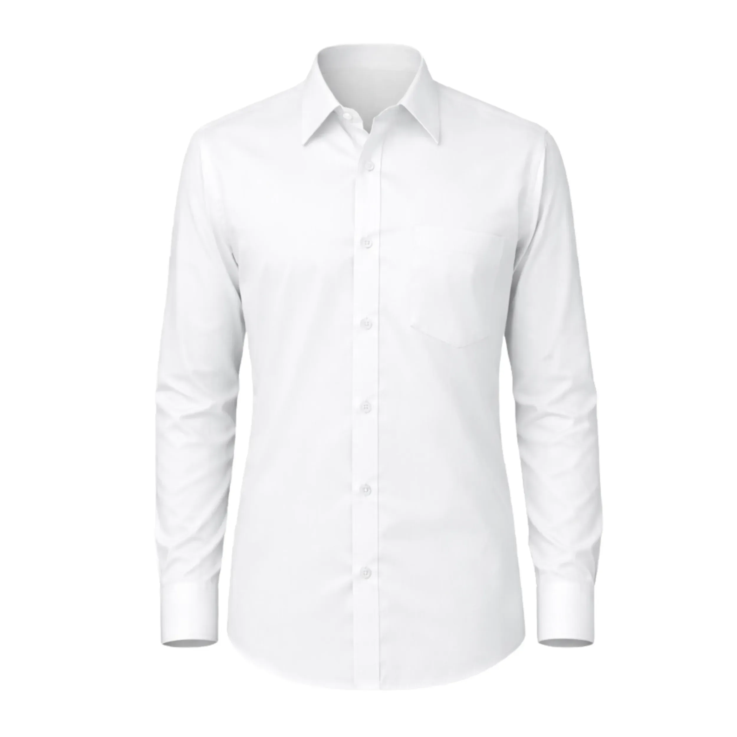 Long Sleeved White Shirts 2 Pack
