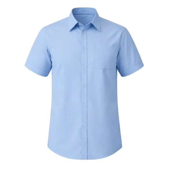 Short Sleeved Sky Blue Shirts (2 Pack)