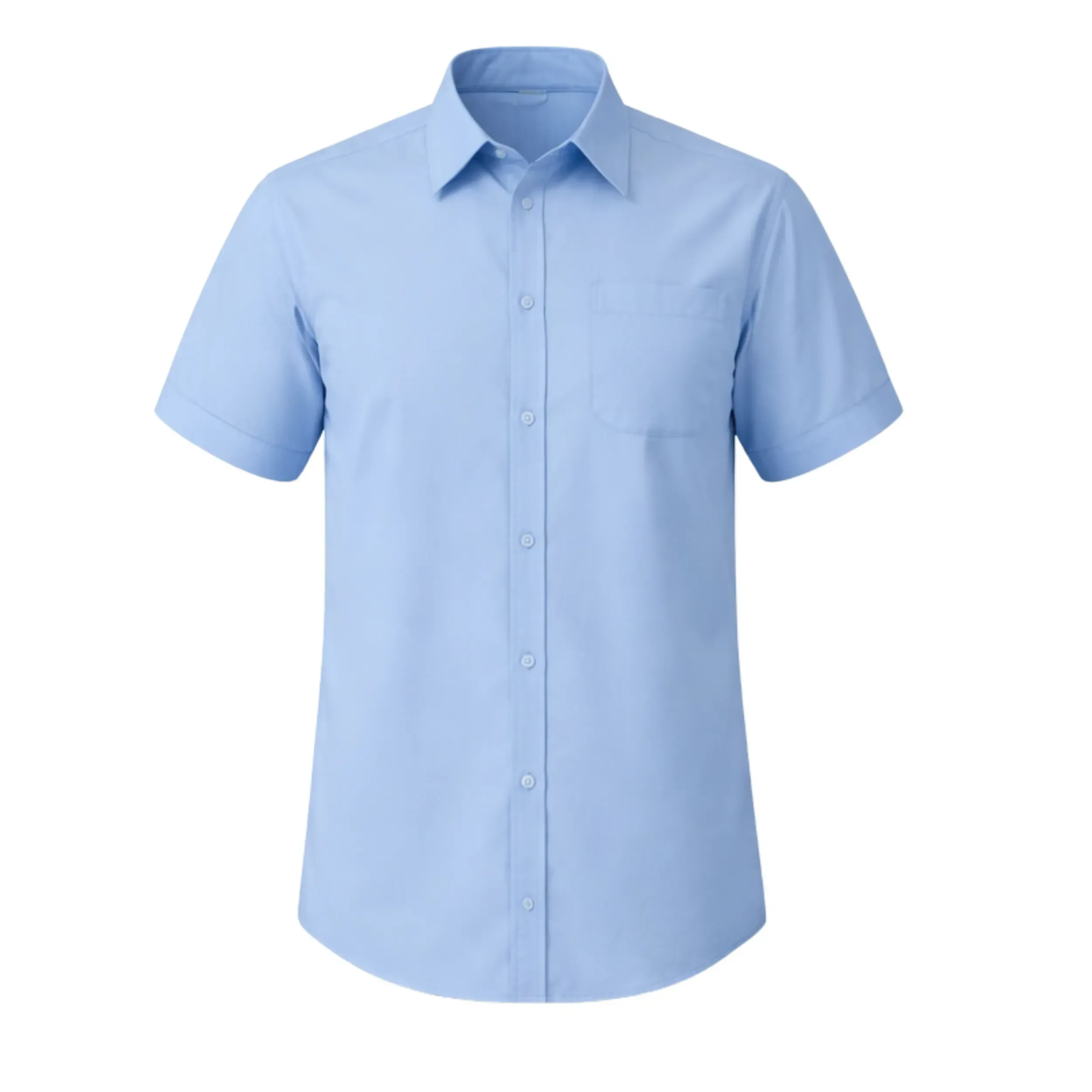 Short sleeved sky blue shirts (2 pack)