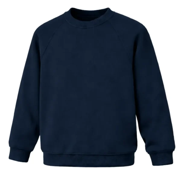 Round Neck Sweatshirt - Midnight Navy