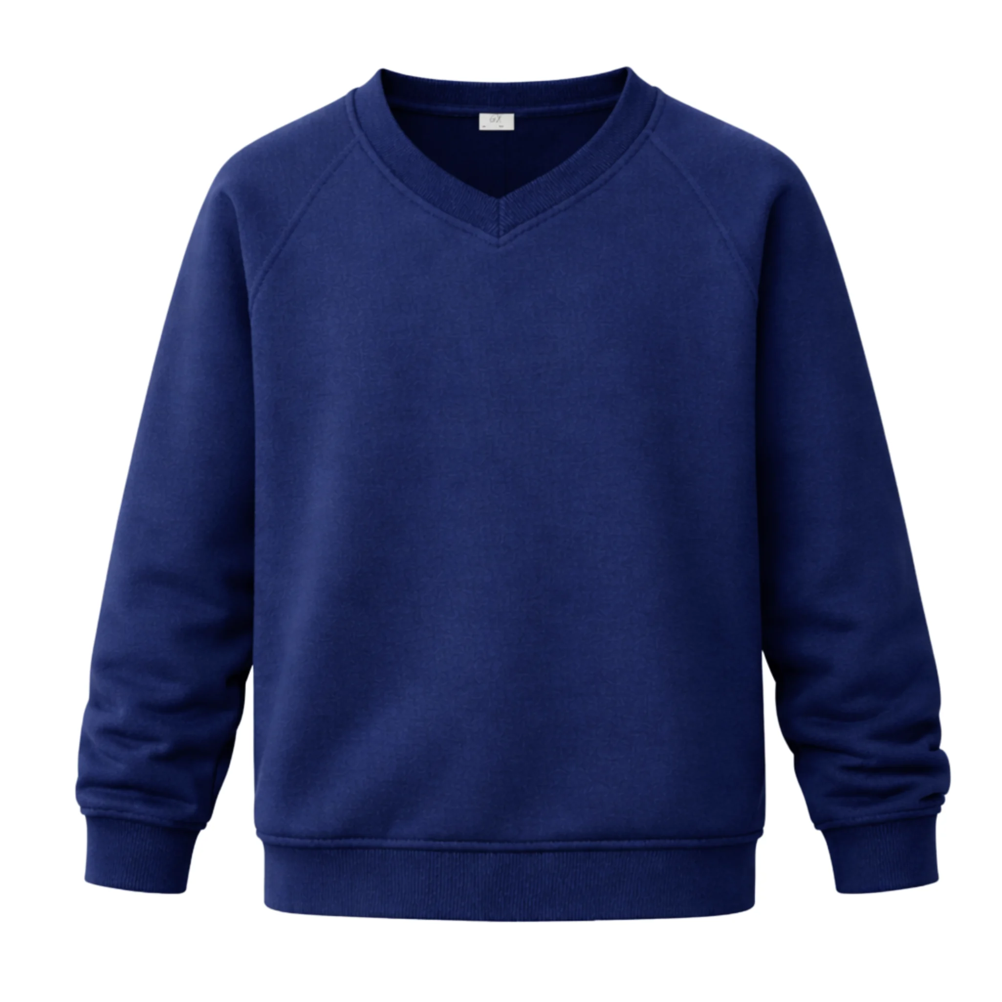 V Neck Sweatshirt - Deep Royal